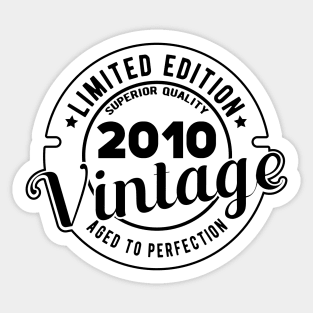 2010 VINTAGE - 11Th BIRTHDAY GIFT Sticker